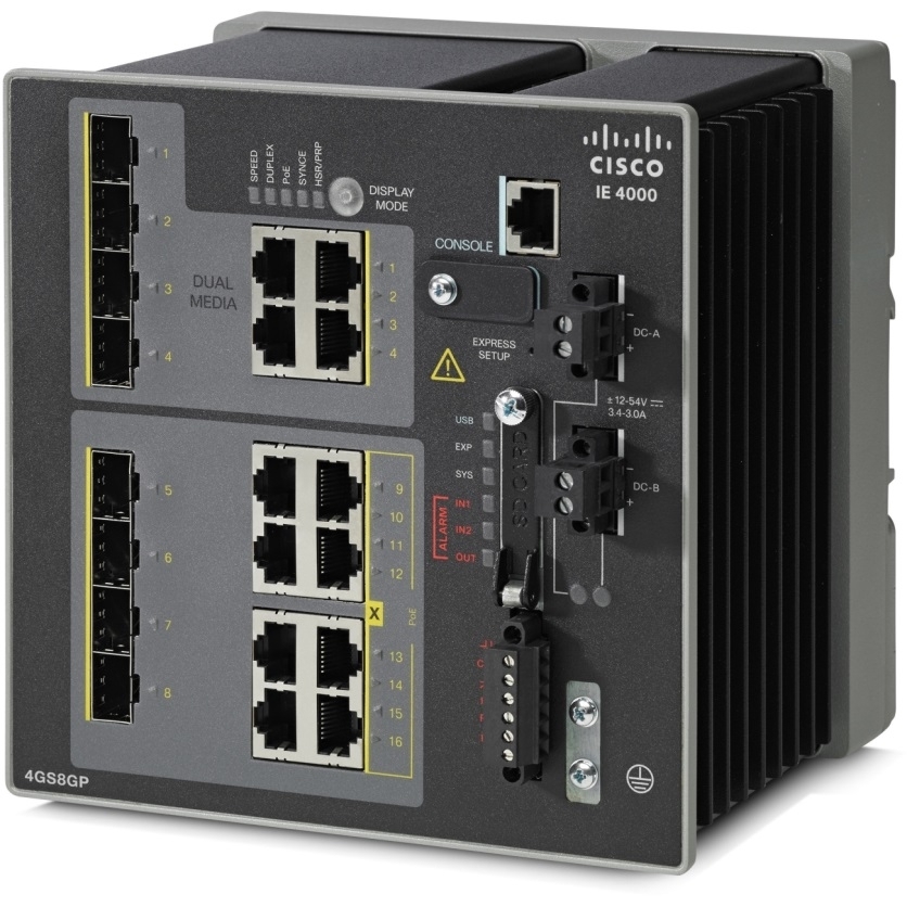 Cisco IE-4000-4GS8GP4G-E Switch